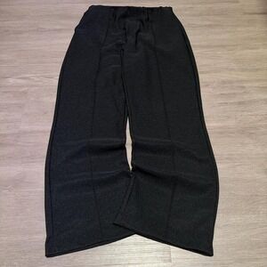 Wide Leg Grey Flared Pleated Dress Pants (27x27)